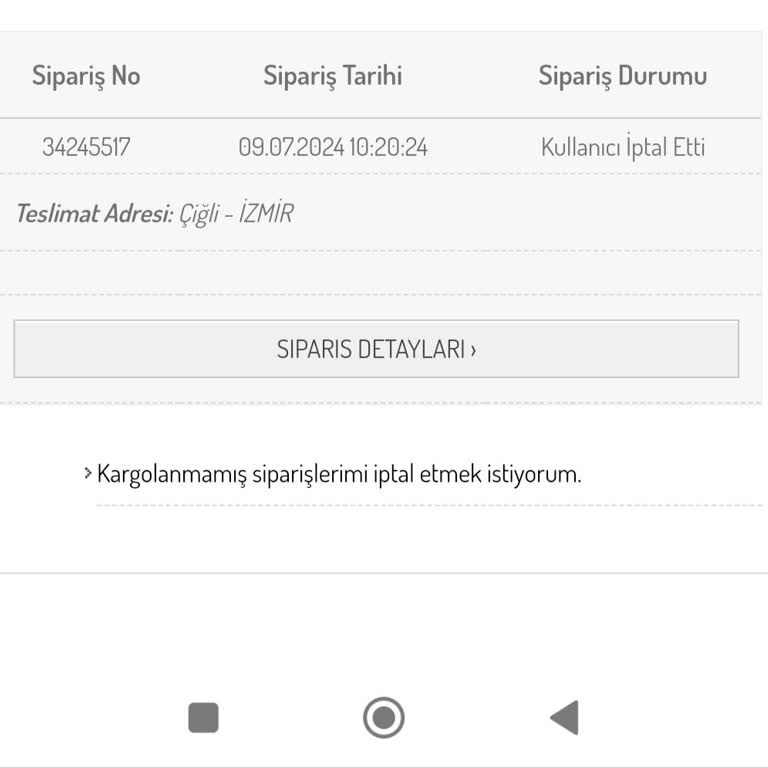 Sefamerve Parama İadesi Yapılmıyor