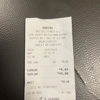 Haribo Kutu Darası Almadan Satış Yapıyor. Kutu Ağırlığı 15 Gram