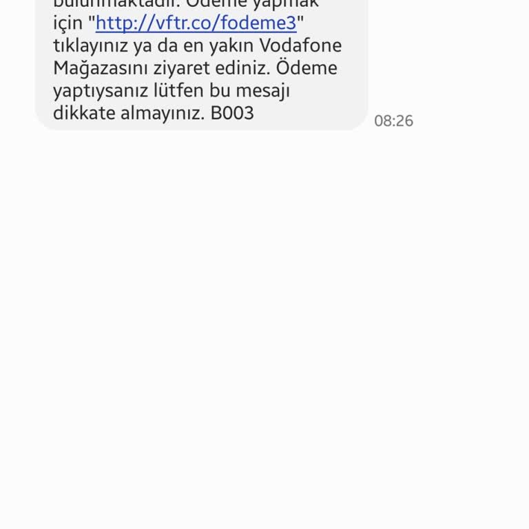 Vodafone Tavsiye Etme Çok Kötü Bir Şirket