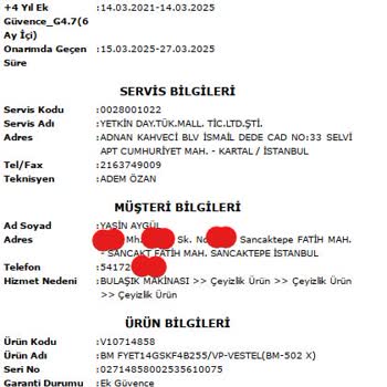 Devamlı Arıza Yapan Vestel Bulaşık Makinesi