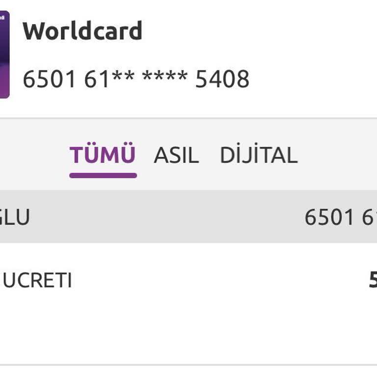 Yapı Kredi Bankası Kart Aidat Ücret İadesi