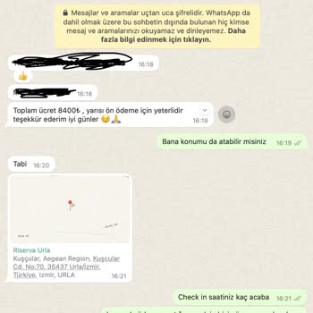 Riserva Urla Güvenilirlik Sorunu Ve Yetersiz İletişim