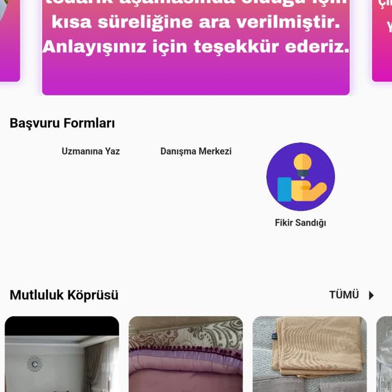Bursa Büyükşehir Belediyesi Hoş Geldin Bebek Çantası Başvurusu