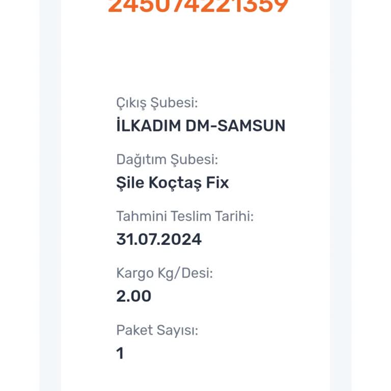 Sendeo Kargo Şirketinin Kargoyu Getirmemesi