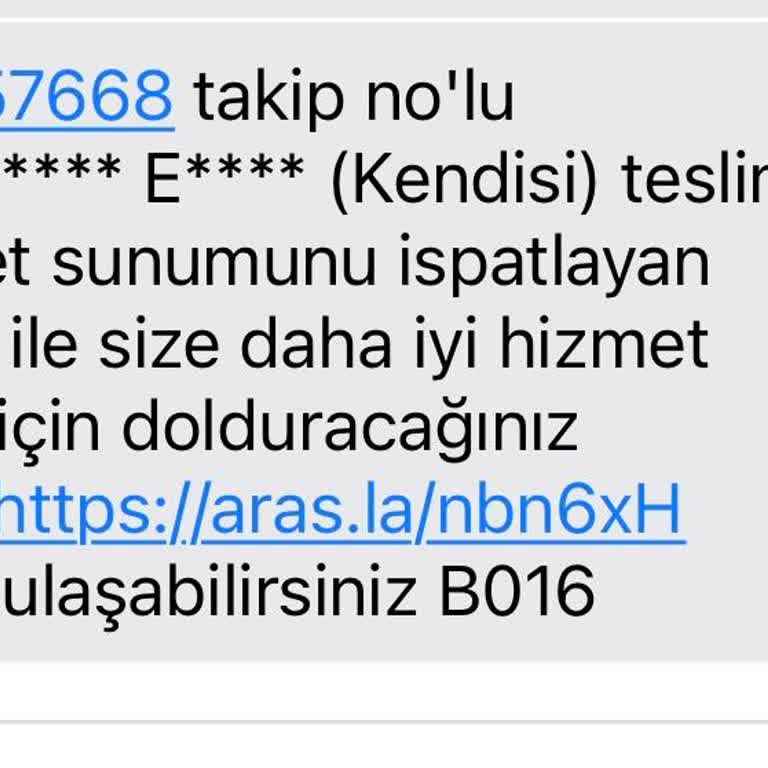 Aras Kargo Zeytinburnu Tramvay Şubesi Yalan Söylüyor