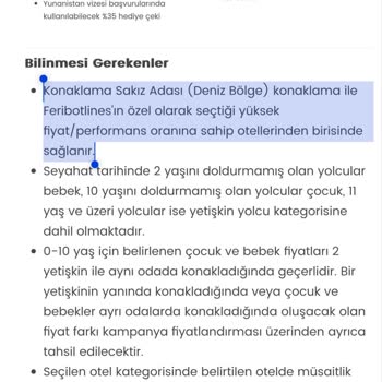Feribotlines Kalitesiz Hotel - Müşteri Temsilcisi Cevap Vermiyor