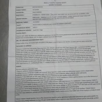 Teknosa'nın İşgüzarlığı Tüketici Hakem Heyeti Kararını Uygulamaması