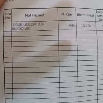 Uğur Soğutma Buzdolabı Şikayeti Ve Müşteri Deneyimi