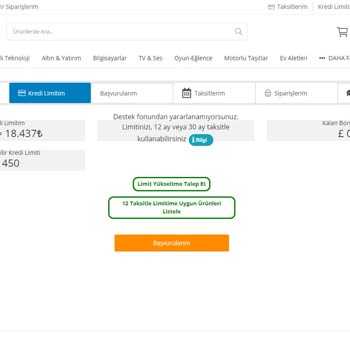 Eva AVM Limit & Alışveriş Problemleri