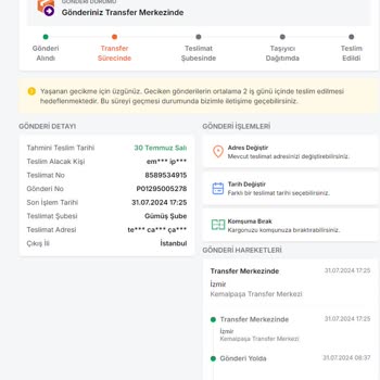 Trendyol Express Teslimat Sorunu Hakkında