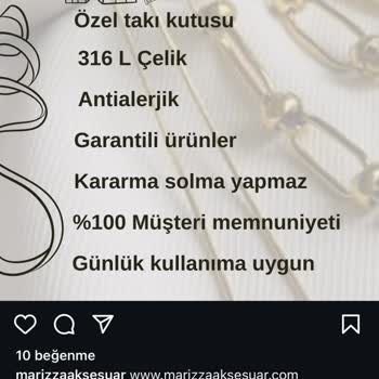 Marizza Aksesuar'dan Aldığım Bilekliklerde Kararma Ve Kopma Sorunu