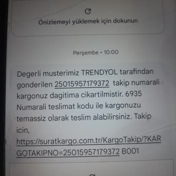 Sürat Kargo Saraycık Mikro Kargomu Getirmiyor
