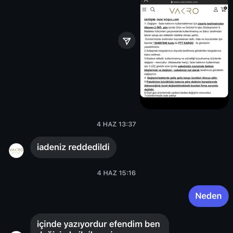 Vakro Boutique Engel Yedim Elbise De Ellerinde