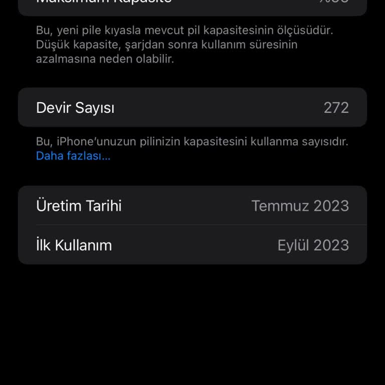 iPhone Pil Yüzdesi Düşmesi