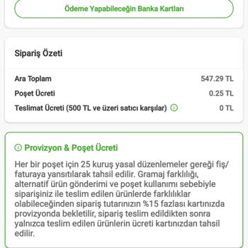Trendyol GO Ödeme Problemi