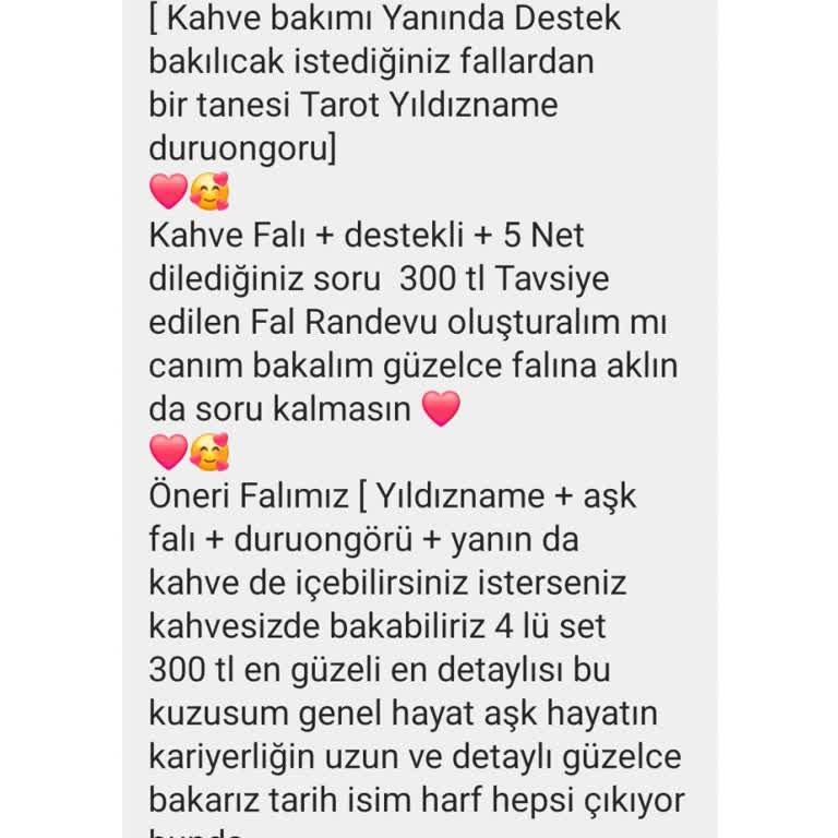 Elzemfal (Instagram) Instagram Üzerinden Yanıltıcı Fal Hizmeti