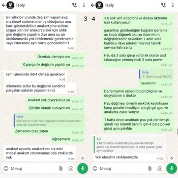 İzoly Garanti Alt Model Kullanılan Parça