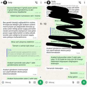 İzoly Garanti Alt Model Kullanılan Parça