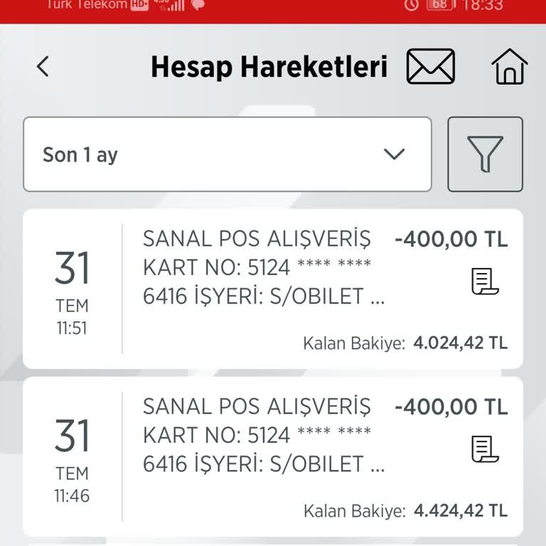 Obilet Tek Bilet İçin İki Kez Ödemesi Alınan Ücretin İadesi
