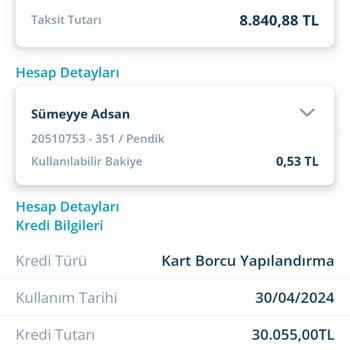 Denizbank Yapılandırma Yanlış Taksitlendirme
