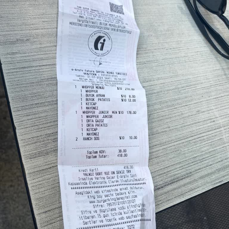 Burger King Kırşehir Şubesi Kasiyer Hakkında