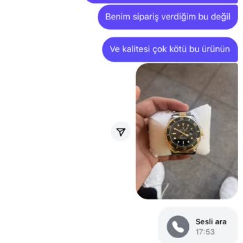 10numarasaat_ (Instagram) Yanlış Ürün Teslimatı Ve İletişim Sorunu