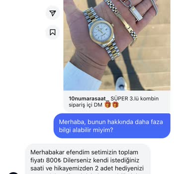 10numarasaat_ (Instagram) Yanlış Ürün Teslimatı Ve İletişim Sorunu