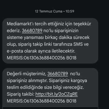 Media Markt Siparişim 19 Gün Sonra İptal Edildi.