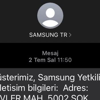 Samsung'un Yardımcı Olmaması
