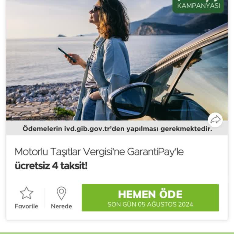 Garanti Bankası İle Vergi Ödeyememek