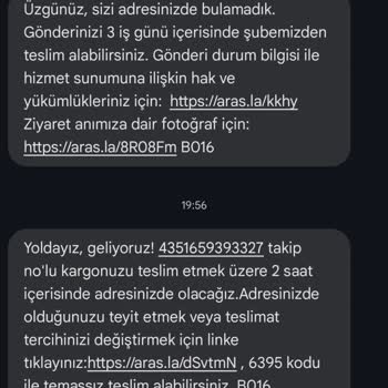 Aras Kargo Kargomu Teslim Etmiyorlar