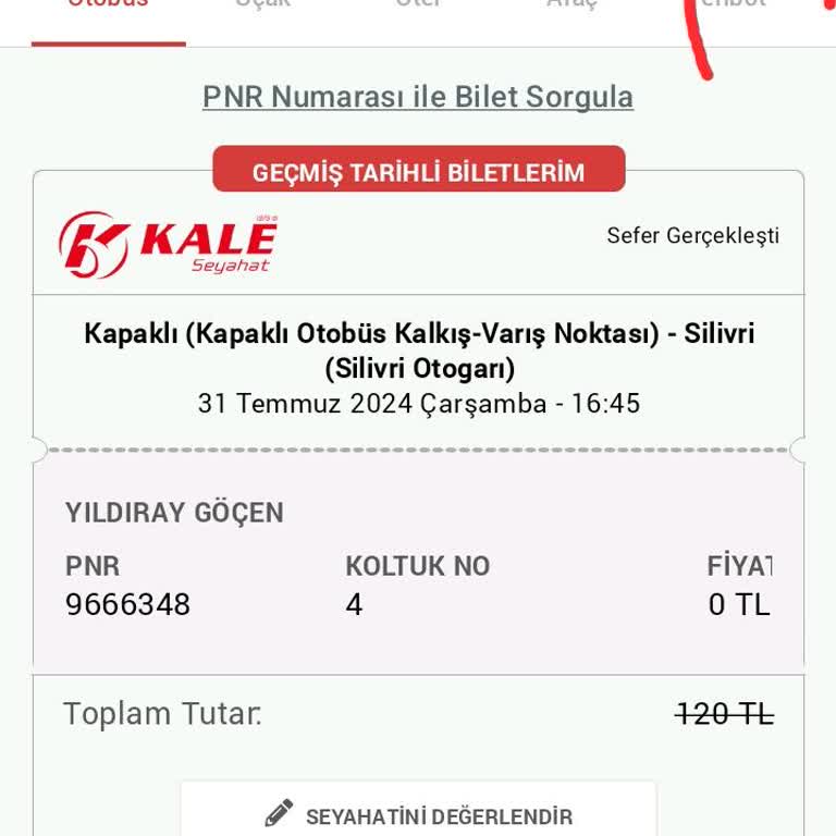 Kale Seyahat Firma Kapaklı Şube Görevlisinin Tavırları