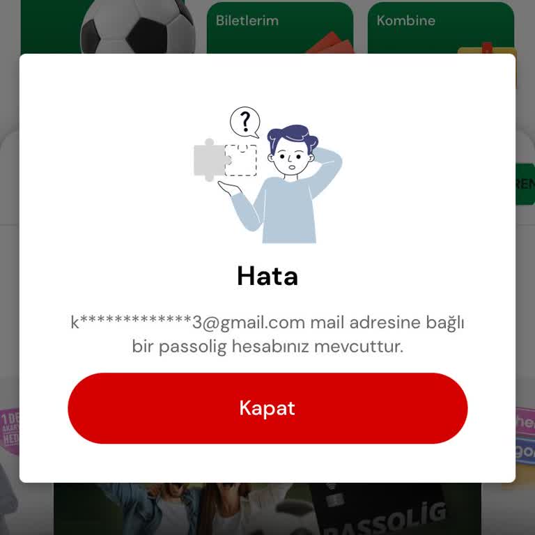 Passolig Mail Hatası Hesaba Passolig Bağlanmıyor
