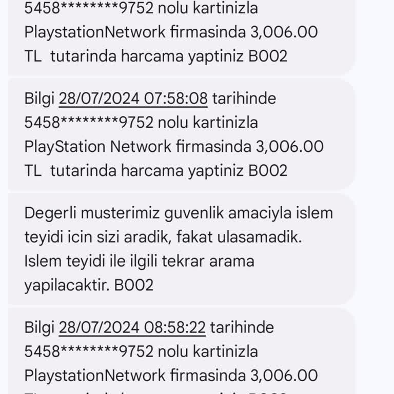 PlayStation Türkiye İzinsiz Para Çekimi: QNB Finansbank Hesabımdan Yüksek Miktarda Para Çekildi