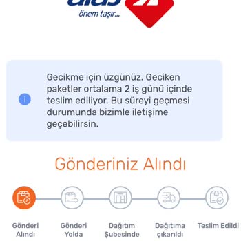 Aras Kargo Ürünümü Kabul Şubesinde Bekletiyor!