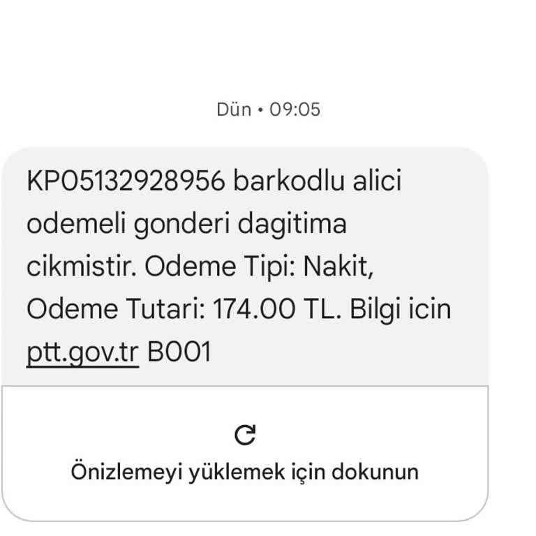 PTT Kargo Dağıtıcı Kurye İletişime Geçmeden Kargomu Şubeye Geri Gönderdi