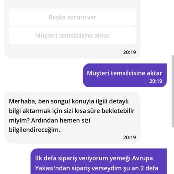 Getir Yemek Sorumsuzluğu