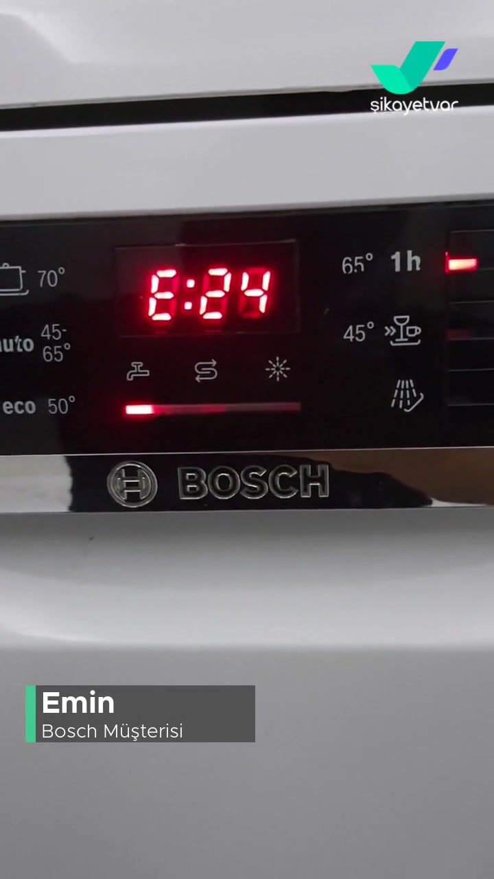 Bosch Musluk Lambası Yanıyor E:24 Arızası! videonun kapak resmi