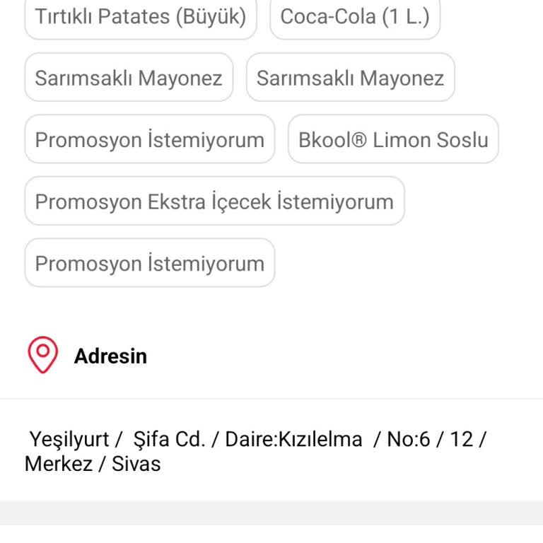 Burger King Eksik Sipariş, Sipariş Vermediniz Diyorlar