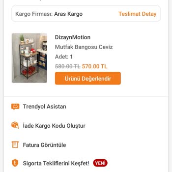 Trendyol Sorunlu Ürün Gönderimi
