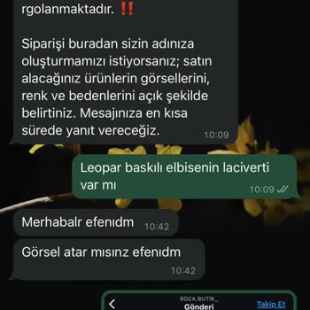 Roza Butik Müşterilerinizden Şikayet Var