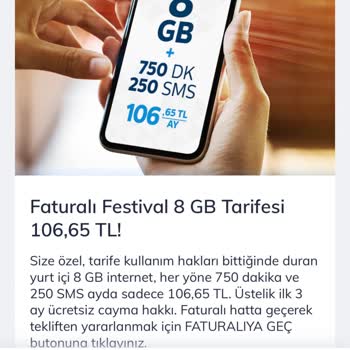 Türk Telekom Faturasız Hattım İsteğim Dışında Faturalıya Taşındı Düzeltin Bu Durumu