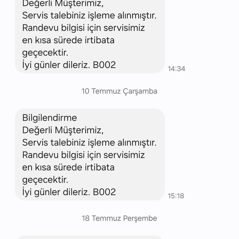 Airfel Klima (Daikin) Servis Gelmiyor
