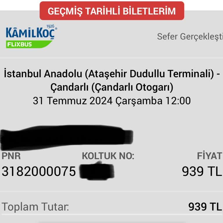 Kamil Koç Firması Eski Kalitesini Kaybetti