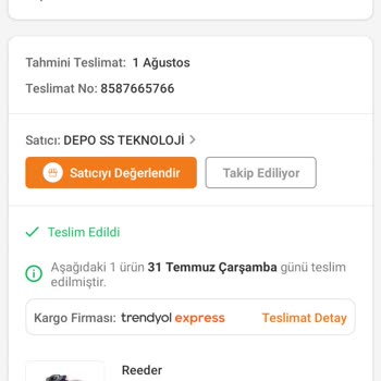 Reeder Kiddo2 Akıllı Çocuk Saati Arızası