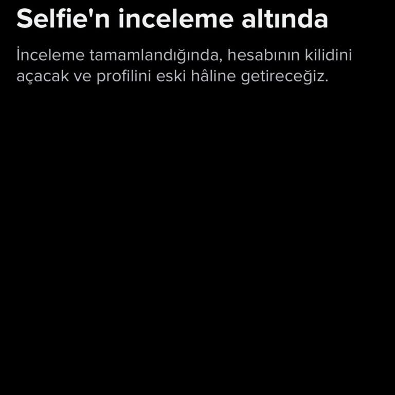 Selfie'n İnceleme Altında Tinder