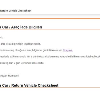 Sixt Rent A Car Plaka Kaybını Haksızca Bana Kesti Ve Fahiş Bedel Aldı