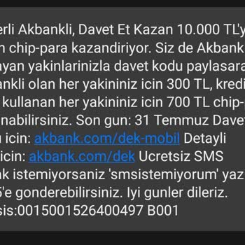 Akbank Davet Et Kazan Aldatması