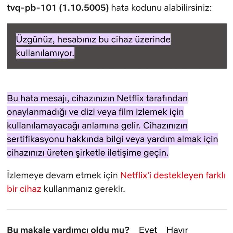 Onvo TV'de Netflix Ve Disney Sorunu: Cihaz Güncellemiyor!