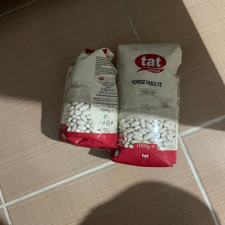 Tat Gıda Tat Kuru Fasülye Kabukları Dağılıyor Ve İkiye Ayrılıyor Pişmiyor